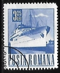 Stamps Romania -  Barco de pasajeros   