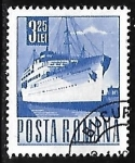 Sellos de Europa - Rumania -  Barco de pasajeros   