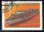Stamps Russia -  Barco de pasajeros 