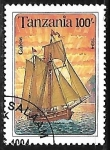 Stamps Tanzania -  Velero Galeas