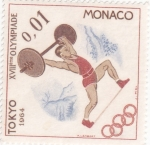 Stamps Monaco -  OLIMPIADA TOKIO 