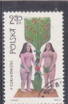 Stamps Poland -  ADAN Y EVA 