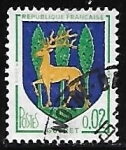 Stamps France -  Escudo de armas - Guéret 