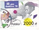 Stamps Poland -  35 JAZZ JAMBORCE-93
