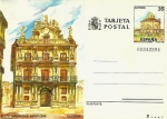 Stamps Spain -  Tarjeta Entero Postal Edifil T142 Ayuntamiento Pamplona 35 NUEVO