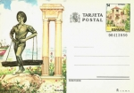 Stamps Spain -  Tarjeta Entero Postal Edifil T143 El cenachero Málaga 14 NUEVO
