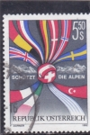 Stamps Austria -  BANDERAS