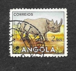 Sellos del Mundo : Africa : Angola : 370 - Rinoceronte Negro