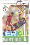 Stamps : Europe : Hungary :  MUNDIAL DE  FUTBOL ITALIA