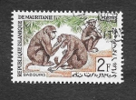 Sellos de Africa - Mauritania -  137 - Monos