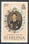Stamps United Kingdom -  St. Helena - 341 - Príncipe Charles