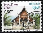 Sellos del Mundo : Asia : Laos : Templo de Vat Chanh