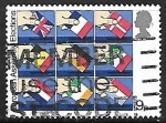 Stamps United Kingdom -  Elecciones para la Asamblea Europea