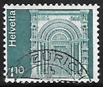 Stamps Switzerland -  Gallus Gate, Münster Basel