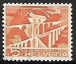 Stamps Switzerland -  Sitter Bridges near St. Gallen