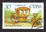 Sellos de America - Cuba -  Carruages, Carroza estilo Luis XV