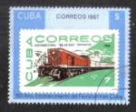 Sellos de America - Cuba -  Ferrocarriles cubanos, 150 aniversario.