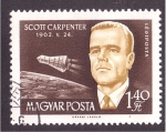 Stamps Hungary -  serie- Astronautas