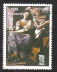 Stamps Cambodia -  Año Internacional de la Música