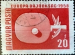 Stamps Hungary -  1257 - Campeonato europeo de ping pong