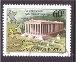 Stamps Hungary -  Templo de Artemisa