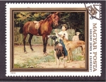 Stamps Hungary -  Cuadro