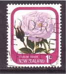 Sellos de Oceania - Nueva Zelanda -  serie- Rosas
