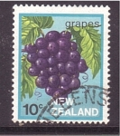 Stamps New Zealand -  Uvas