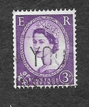 Stamps United Kingdom -  297 - Isabel II