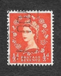 Stamps United Kingdom -  292 - Isabel II