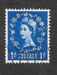 Stamps United Kingdom -  293 - Isabel II