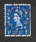 Stamps United Kingdom -  293 - Isabel II
