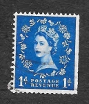 Stamps United Kingdom -  293 - Isabel II