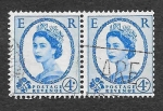 Stamps United Kingdom -  298 - Isabel II