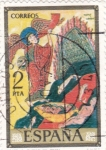 Stamps Spain -  PINTURA CODICES-(36)