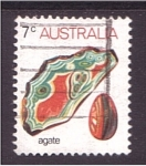 Stamps Australia -  Agata