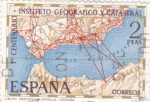 Stamps Spain -  UNIÓN GEODESICA -ARGELIA-ESPAÑA(36)