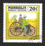 Stamps Mongolia -  Historia de la Bicicleta, Macmillan 1838 