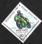 Stamps Mongolia -  Motociclismo, Carreras