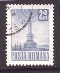 Stamps Romania -  serie- Comunicaciones- Dos tamaños