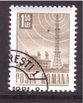 Stamps Romania -  serie- Comunicaciones