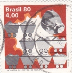 Stamps Brazil -  Industria minera 