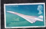 Stamps United Kingdom -  avión Concorde 