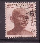 Sellos de Asia - India -  Gandhiji