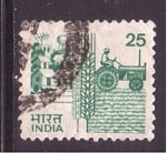Stamps India -  Agricultura y modernización