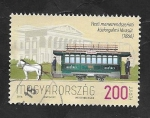 Stamps Hungary -  Tranvia urbano, tirado por caballo