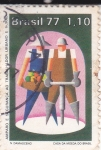 Stamps Brazil -  amparo y seguridad al trabajador 