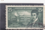 Stamps Colombia -  año geofísico mundial 