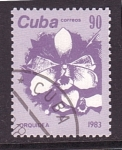 Sellos de America - Cuba -  serie- Flores