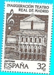 Stamps Spain -  Inauguración del Teatro Real - Madrid